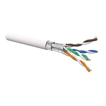 Câble réseau 4 paires Cat6A F/FTP (double écran) gaine LSZH à la coupe