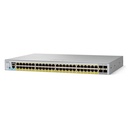 Cisco WS-C2960L-48PS-LL - Switch Manageable PoE+ 48 Ports 10/100/1000 Mbps + 4 Ports SFP


