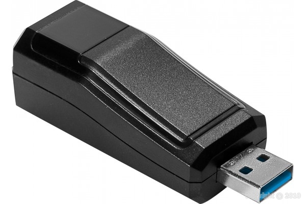 DEXLAN Adaptateur réseau USB 3.0 Gigabit - monobloc