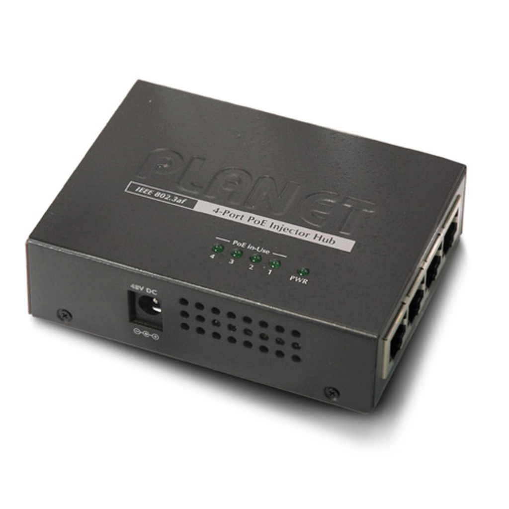 Planet POE-400 mini injecteur 4 ports poe 802,3af 65W