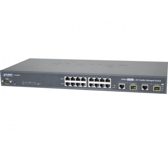 Planet VC-820M switch 19" 8 ports VDSL2 RJ11 + 2 Giga/SFP