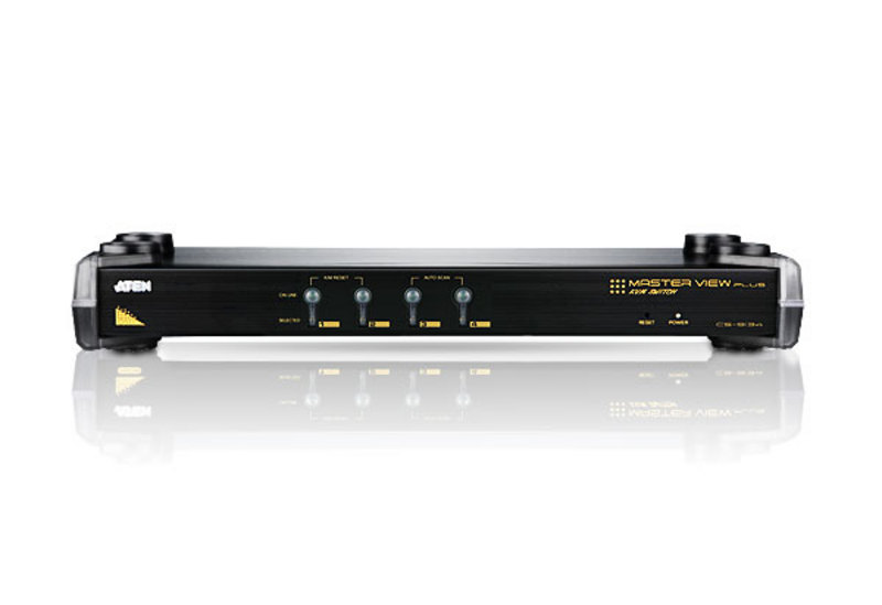 Aten CS9134 Switch KVM 4 Ports PS2 + Audio, 19"