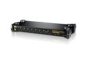 Switch KVM 8 ports Combo USB/PS2 avec OSD Rackable 19" - 1U