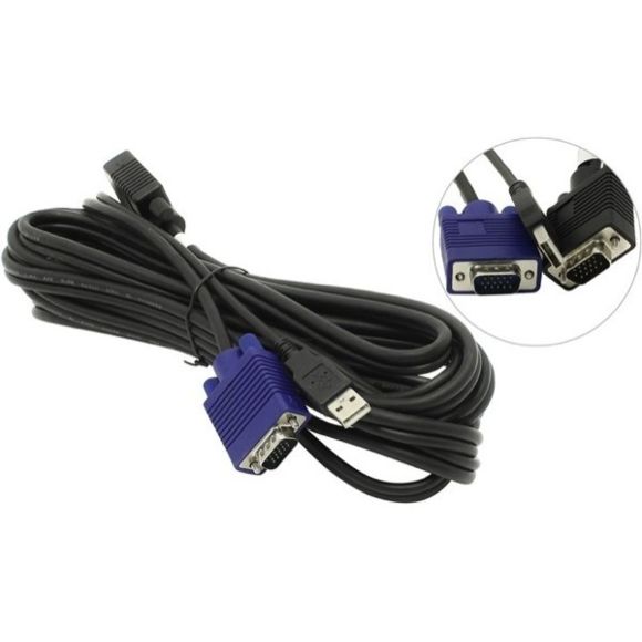 Trendnet TK-CU15 cordon KVM VGA/USB 4,50M