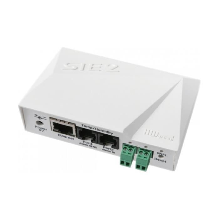 HWg-STE2 thermo/hygromètre sur ip poe+wifi + 2 contact s…