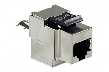 Embase RJ45 courte CAD Cat.6 - STP Blindée