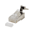 Connecteur RJ45 Cat6a blindé, par 10, souple et rigide