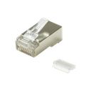 Connecteur RJ45 Catégorie 5e, blindé avec guide par 100