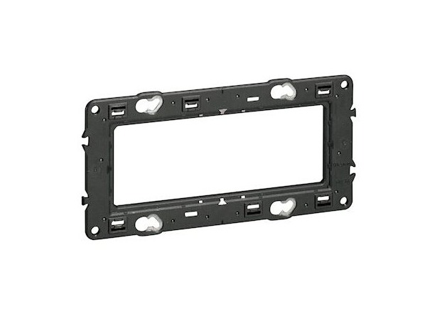 SUPPORT POUR FIXATION À VIS BATIBOX - MONTAGE HORIZ/VERT -POUR 2 POSTES -4/5 MOD
