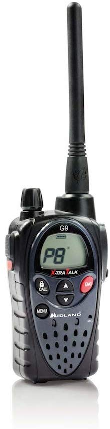 Midland talkie-walkie G9+ unitaire - noir
