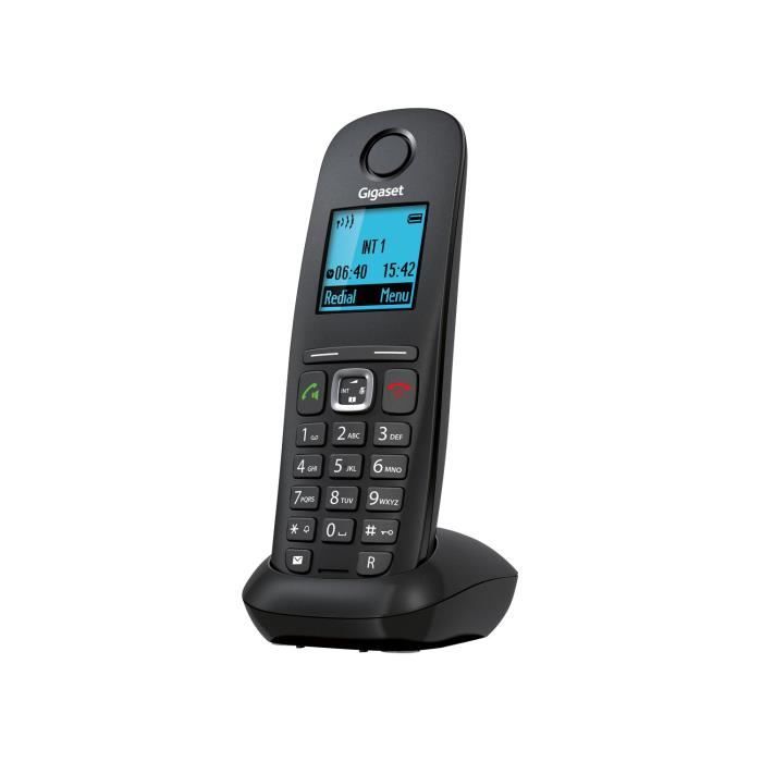 Gigaset A540H téléphone DECT noir - combiné supp