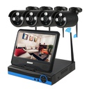 CAMERA  2.0MP ETANCHE SANS FIL IP  CCTV SECURITE SURVEILLANCE WIFI NVR KIT AVEC 10.1 "MONITEUR LCD