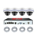 CAMERA  4CH  DOME ETANCHE 5 MEGAPIXELS HD IP POE NVR SYSTEME 