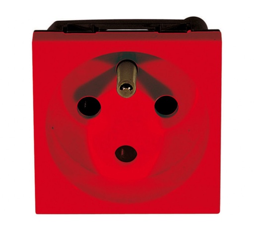 Prise secteur simple 45X45 10/16 a détrompée