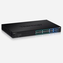 Switch PoE+ Web smart Gigabit à 20 ports