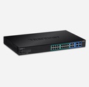 Switch PoE+ 370W Web smart Gigabit à 20 ports