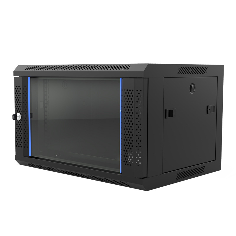 Coffret 19" 6U profondeur 600x450 mm (noir)
