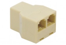 Coupleur en T pour téléphonie F/F/F RJ12