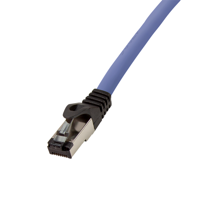 Cordon Snagless RJ45 CAT8.1 S/FTP LSOH 1,00m - Bleu