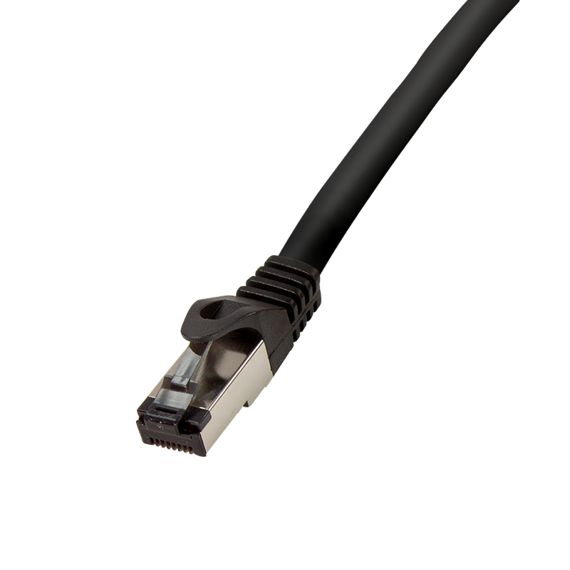 Cordon Snagless RJ45 CAT8.1 S/FTP LSOH 3,00m - Noir