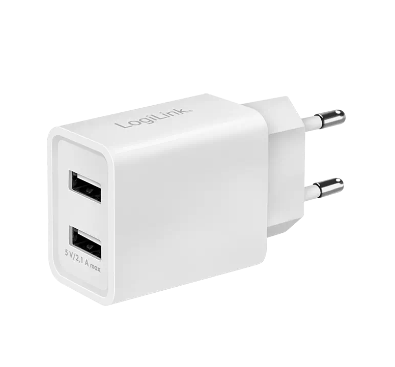 Adaptateur Secteur USB 2 ports 2.1A - PA0185
