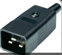 Fiche électrique C20 mâle