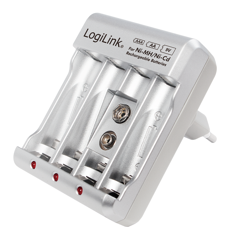 Chargeur accus 2 ou 4 AA/AAA ou 9V - PA0168