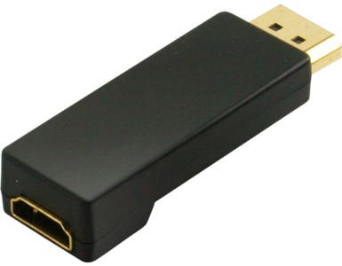 [1101572] Adaptateur DisplayPort M / HDMI F Noir