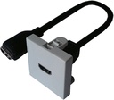 Plastron HDMI 1.4 F/F 0,20m