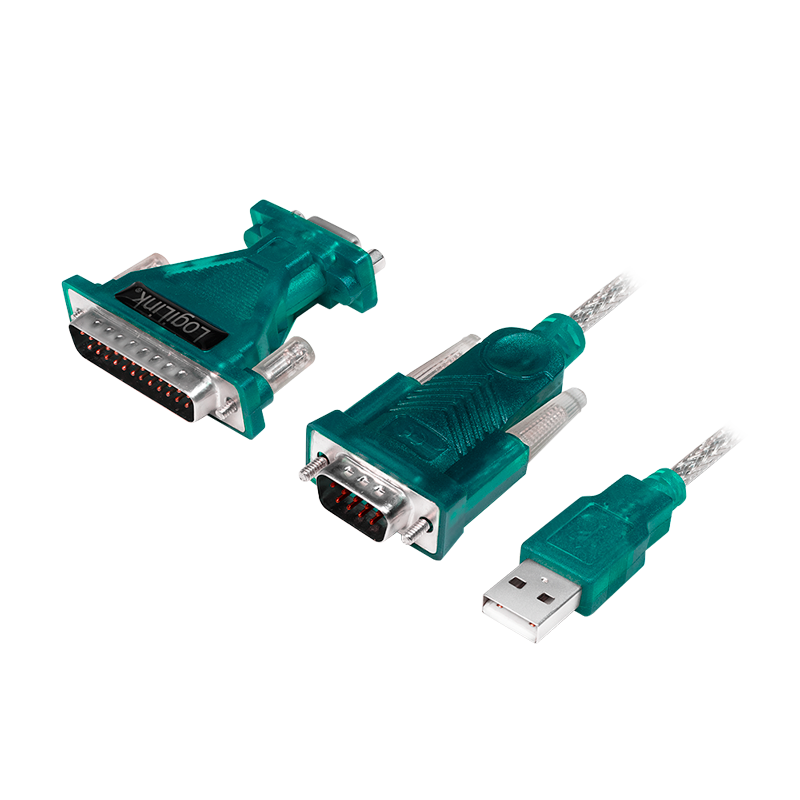 Convertisseur USB2.0 à RS232 + Adaptateur DB9/DB25 - UA0042B