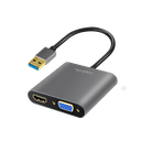 Convertisseur USB3.0 à VGA + HDMI - UA0234
