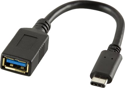 Adaptateur USB3.1 Type-C M vers USB3.1 Type-A F 0,20m
