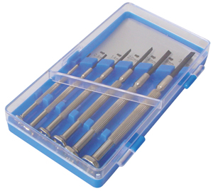 Set de tournevis de précision, 6 plats Métal