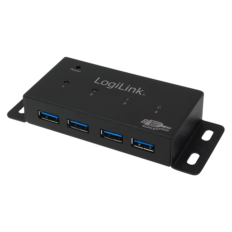 Hub industriel USB 3.0 4 ports + alim - UA0149
