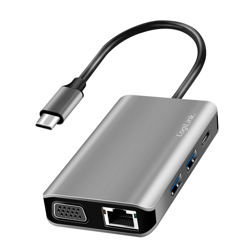 Station d'accueil USB-C 3.2 4K, 7 ports + PD - UA0410

