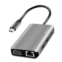Station d'accueil USB-C 3.2 4K, 7 ports + PD - UA0410
