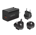 Chargeur de voyage USB-C + USB-A 2 ports 30W - PA0301
