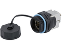 Embase noyau étanche RJ45 STP CAT 6 - avec bouchon