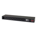 PDU en rack, avec compteur, 1U, 16 A, 208/230 V, (8) C13