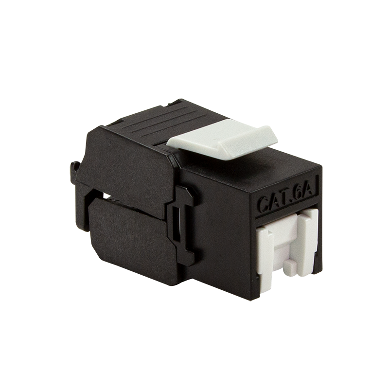 Embase Keystone RJ45 Cat6a CAD, non-blindé, AWG 23-26, sans outil, 16.8mm 