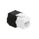 Embase Keystone RJ45 Cat6a CAD, non-blindé, AWG 22-26, sans outil, 16,6mm PoE++ 