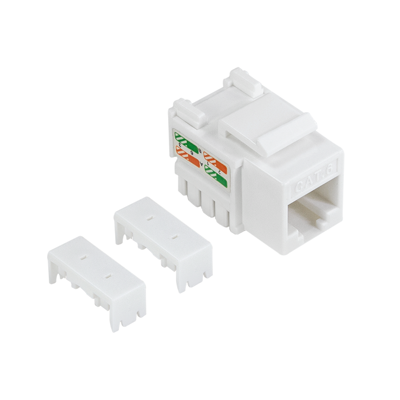 Embase Keystone Cat.6 UTP, IDC 90° (x10) 