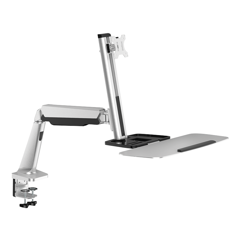 Support de bureau pour moniteur de poste de travail assis-debout, 13 à 32 pouces 