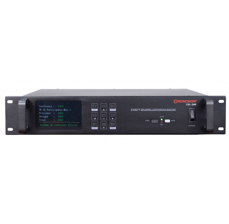 Système de conférence filaire CS-240 - Unité centrale avec mode Vote et Video tracking - Rondson