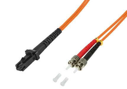 [1300152] Jarretière optique MTRJ - ST Duplex Multimode 50/125µ 1,00 m