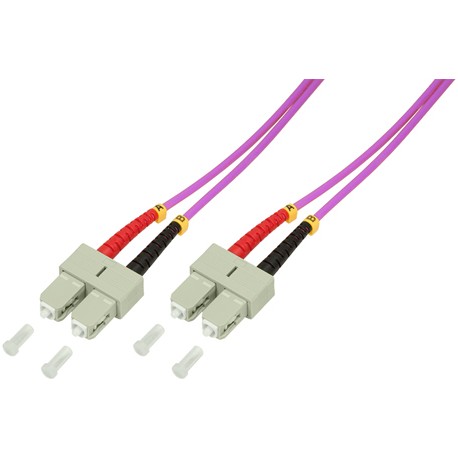 [1300201] Jarretière optique SC - SC Om3 Duplex Multimode 50/125µ 15,00m
