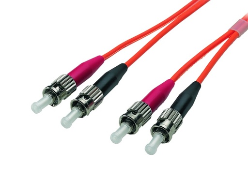 [1300257] Jarretière optique ST - ST Duplex Multimode 62,5/125µ 10,00 m