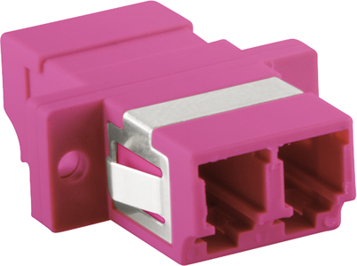 [1303023] Traversée LC Multimode Duplex - Violet
