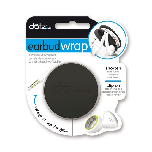 [1701012] Dotz earbud wrap blanc
