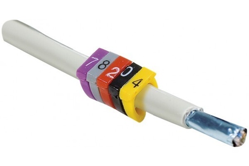 [1701060] Dexlan bagues de marquage couleur 8 mm